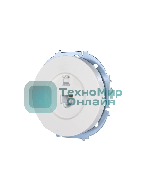 Розетка компьютерная СП OSEN RJ45 кат.6 механизм бел. LEZARD 743-0288-140