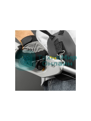 Триммер электрический Kranz KR-1400, 1400Вт, 420/255мм, катушка+диск, разборная штанга