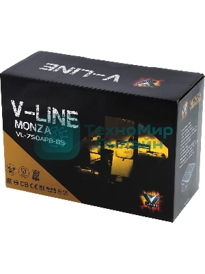 Блок питания Aerocool/Formula ATX 750W MONZA VL-750APB-85 80+ bronze (24+4+4pin) APFC 120мм fan 7xSATA RTL