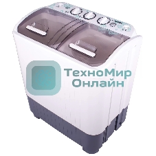 Стиральная машина Славда WS-40PT/РЕТ 4кг белый/серый, загрузка вертикальная 4 кг, 1350 об/мин, класс: А+