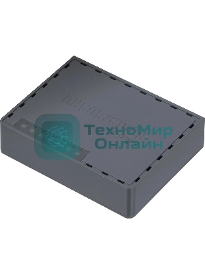 Маршрутизатор PoE MikroTikRB760iGS2 ядра (880 МГц), 5х 1G RJ45, SFP, USB, MicroSD, раздача PoE (HEX S)