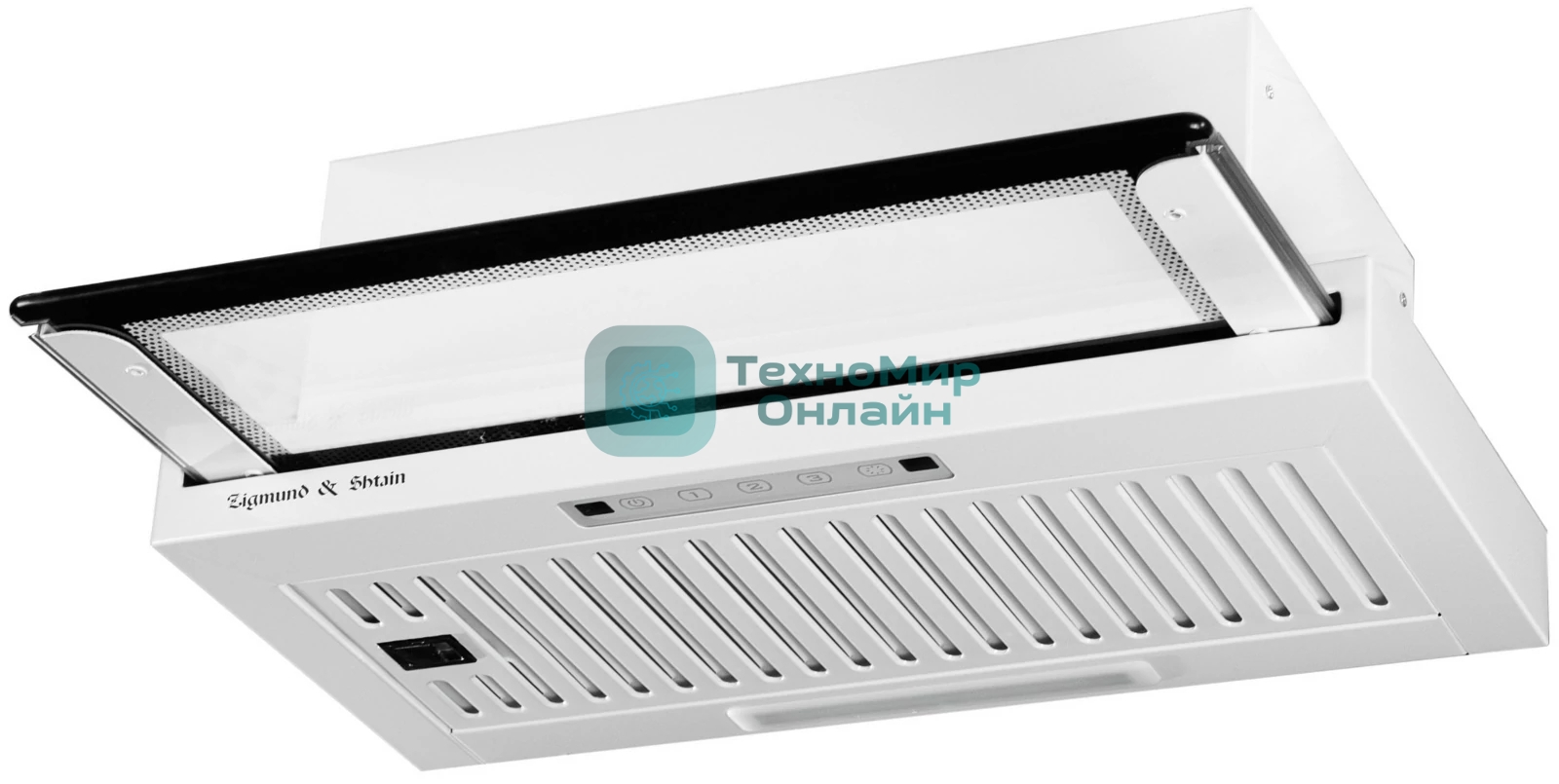 Вытяжка встраиваемая Zigmund & Shtain K 015.6 W белый, 60 см, 750 куб. м/ч, 52 дБ