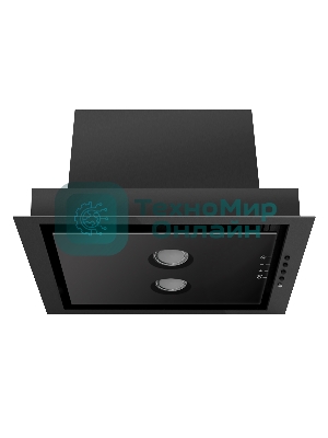 Вытяжка встраиваемая Gefest ВО 4603 К23 черный, 52 см, 800 куб. м/ч, 78 дБ