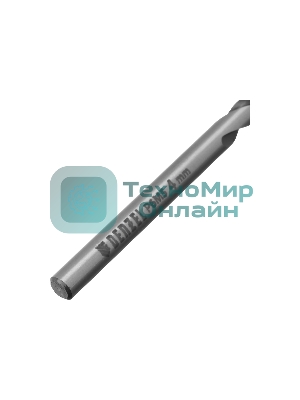 Сверло спиральное по металлу Denzel 4 x 75мм, Р6М5, Golden Tip, многогранная заточка
