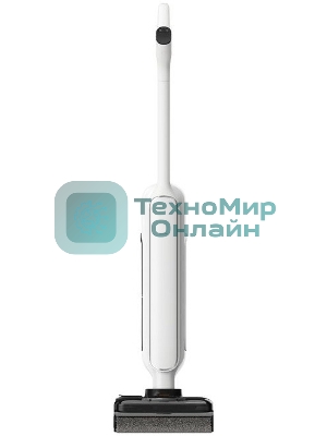 Пылесос вертикальный моющий Xiaomi Truclean W30 Pro Wet Dry Vacuum EU белый, питание от аккумулятора, 200 Вт, уборка сухая/влажная, пылесборник 0.7 л