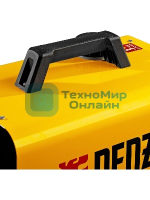 Дизельная тепловая портативная пушка Denzel Flame-5, 5кВт, 300м3/ч, непр.наг., циф. терм.