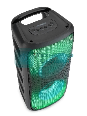 Минисистема Hyundai H-MC1230 черный 40Вт FM USB BT micro SD