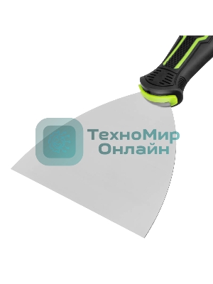 Шпательная лопатка из нержавеющей стали Сибртех 125 мм, двухкомпонентная рукоятка