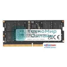Оперативная память Apacer, DDR5, 16Gb (1x16Gb), 4800MHz, CL40, SO-DIMM