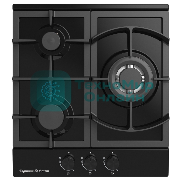 Газовая варочная панель Zigmund & Shtain G 14.4 B независимая, черный