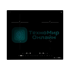 Варочная поверхность Kuppersberg/Варочная поверхность Kuppersberg, индукция, High-Tech, 9 уровней мощности, inverter, таймер, пауза, Booster, автоматическое отключение, Flexi-zone, слайдерное управление, поддержание тепла, черный