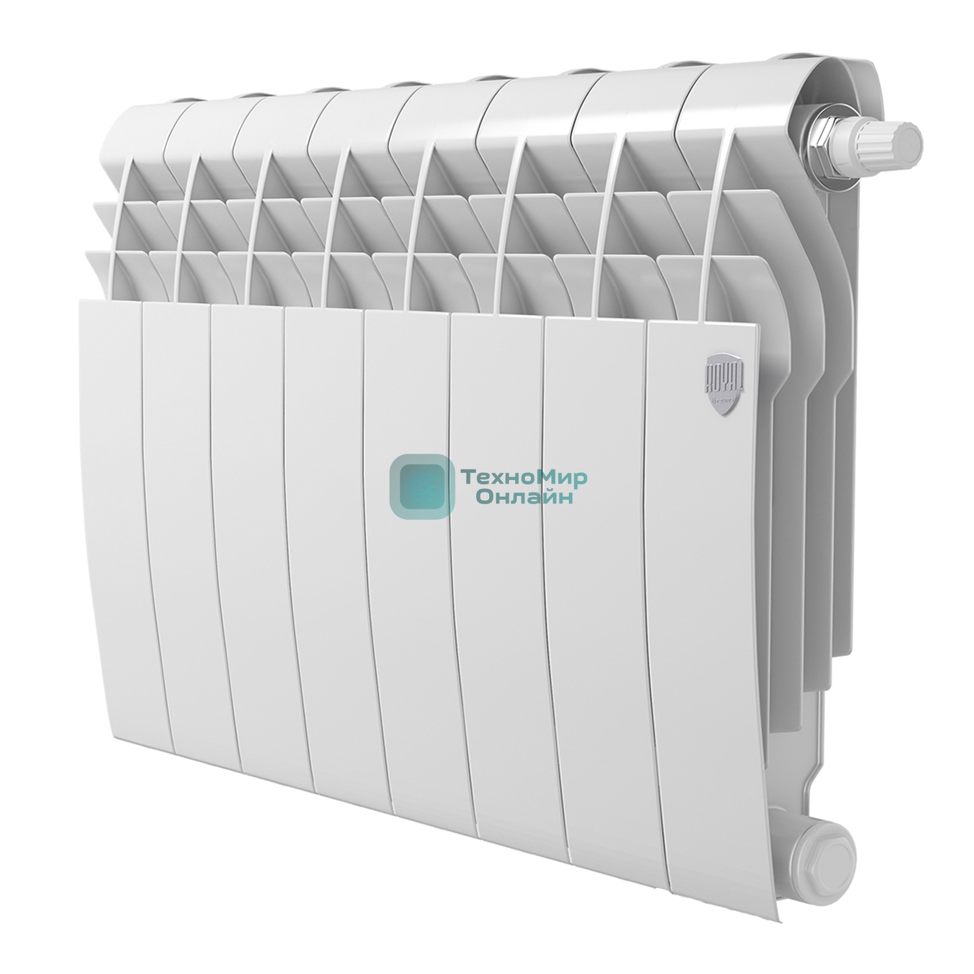 Радиатор Royal Thermo BiLiner 350 Bianco Traffico VR80 - 8 секц.