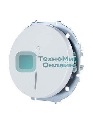 Выключатель проходной 1-кл. СП OSEN 10А IP20 с подсветкой механизм бел. LEZARD 743-0288-114