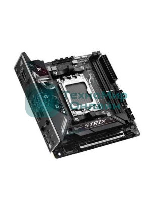 Материнская плата ASUS ROG STRIX B850-I GAMING WIFI, AM5, AMD B850, 2xDDR5, 2xM.2, 2xSATA, PCIe 4.0 x16, 1xHDMI, 1xUSB Type-C, 1x2.5Gb LAN, Wi-Fi 7, Bluetooth 5.4, 5xUSB-A 10Gbps, 1xUSB-C 20Gbps, 2xUSB-A 2.0, 3x3.5 мм, S/PDIF, 7.1, Mini-ITX