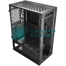 Компьютерный корпус Bloody BD-CC115 черный без БП ATX 8x120мм 1xUSB 2.0 1xUSB 3.0 audio bott PSU