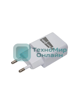 Сетевое зарядное устройство СЗУ 1USB 3.0A QC3.0 для micro USB быстрая зарядка More choice NC52QCm, белый