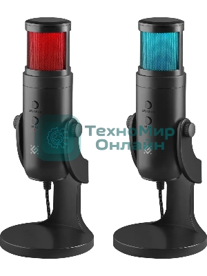 Микрофон DEFENDER (64625) Galactar GMC 250 USB, LED, провод 1.5 м