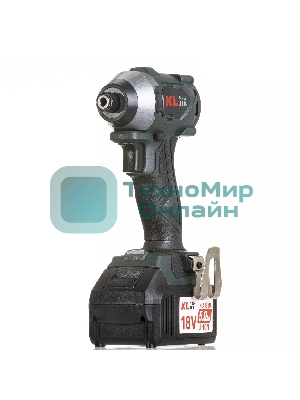 Профессиональный бесщеточный винтоверт аккумуляторный KLPRO KLDV18BH-50 (18В, Li-ion-2шт, 5.0А·ч, 220Нм, 2 скорости, подсветка,З/У,в кейсе)