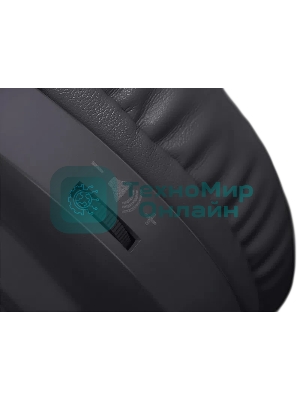 Проводные наушники Redragon Hylas черный, полноразмерные, Jack 3.5 мм, встроенный микрофон, RGB-подсветка