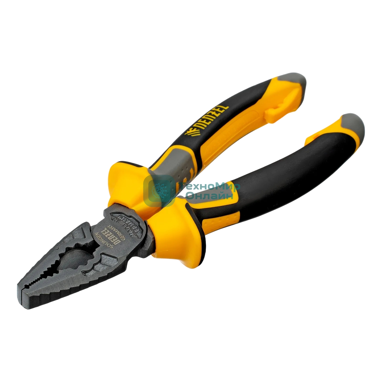 Плоскогубцы комбинированные Denzel 165 мм, трехкомпонентные рукоятки