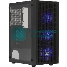 Корпус PcCooler MA100 MESH BK черный без БП ATX 3x120mm 1xUSB2.0 1xUSB3.0 audio bott PSU