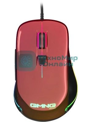Мышь проводная GMNG 850GM красный, 7200 dpi, USB, кнопки - 6