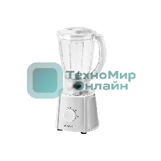 Блендер стационарный Galaxy Line GL 2162, белый, стационарный, 700 Вт, четырехлопастный нож, 4 скорости, импульсный режим