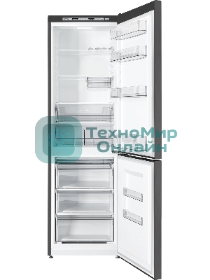 Холодильник Atlant XM 6624-159 черный двухкамерный 228/119л морозилка снизу