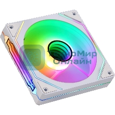 Вентилятор для корпуса Aerocool/Formula Floe 12WH ARPW ARGb белый, 120 мм, 1500 об/мин, 26.8 дБ, 4 pin