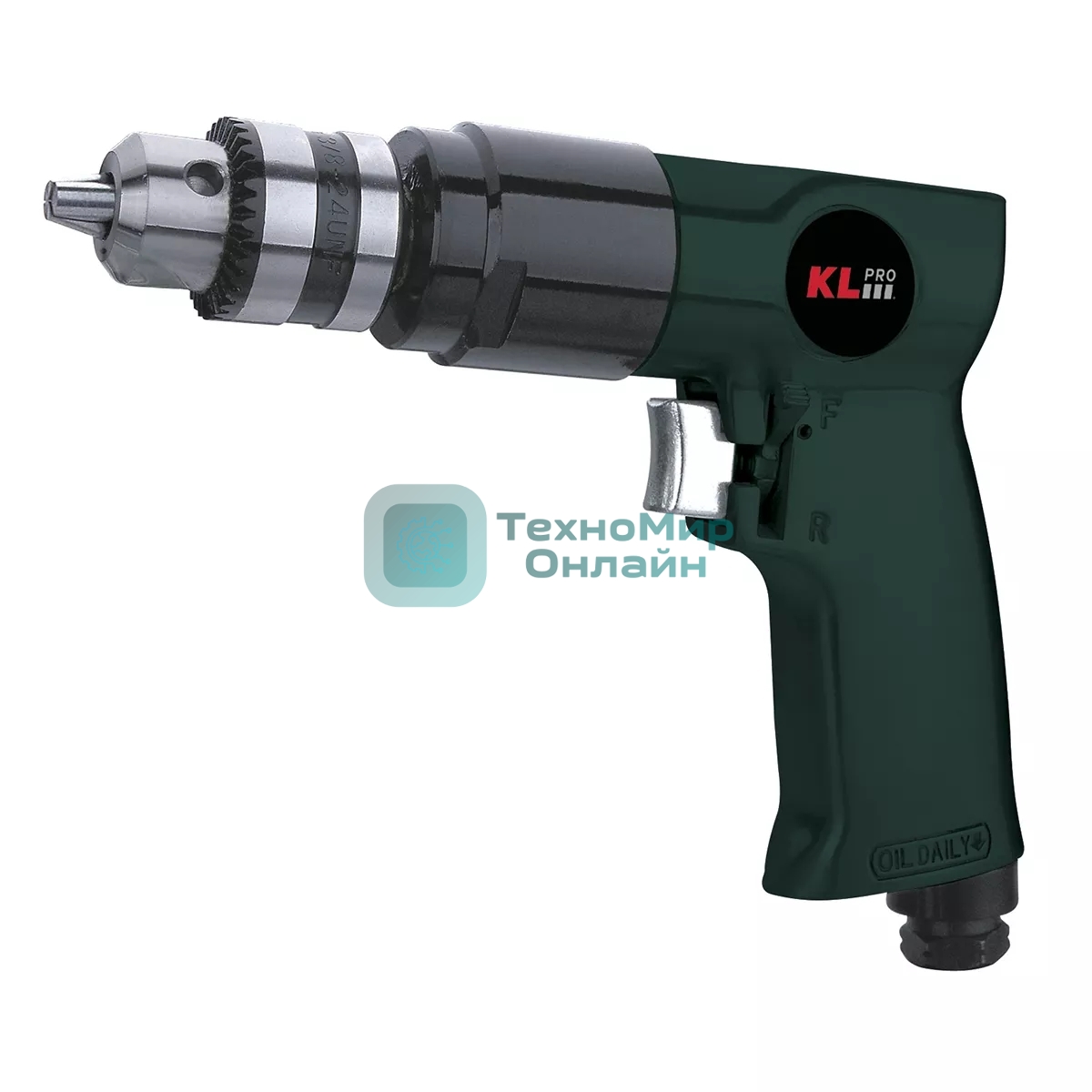 Профессиональная пневмодрель Klpro KLHA705 (1800 об/мин, 10мм, 1/4