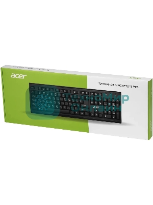 Клавиатура проводная Acer OKW120, USB, черный