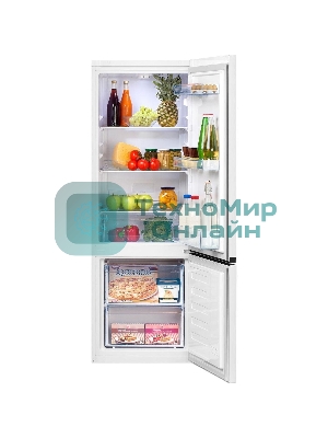 Холодильник Beko B1RCSK251W белый, двухкамерный 175/65л морозилка снизу