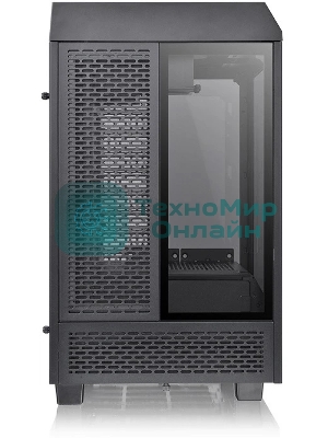 Компьютерный корпус Thermaltake The Tower 100 черный без БП ATX 2x120мм 2xUSB 3.0 1xUSB3.1 audio bott PSU