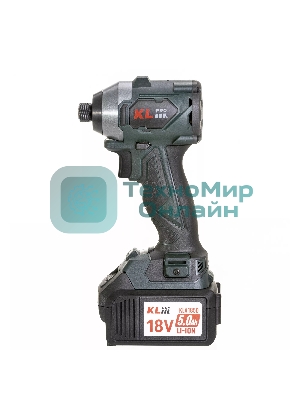 Профессиональный бесщеточный винтоверт аккумуляторный KLPRO KLDV18BH-50 (18В, Li-ion-2шт, 5.0А·ч, 220Нм, 2 скорости, подсветка,З/У,в кейсе)