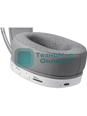 Гарнитура Defender Tsunami белый, беспроводная + проводная, Bluetooth / USB, до 40 ч, подсветка