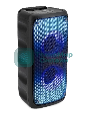 Минисистема Hyundai H-MC1230 черный 40Вт FM USB BT micro SD