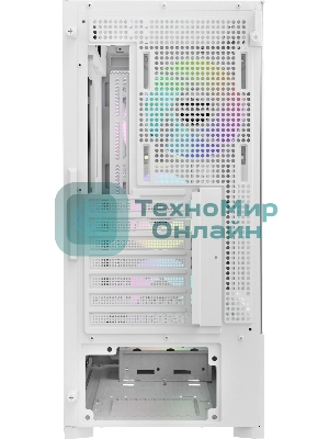 Корпус Ocypus Delta C70 WH ARGB, Midi-Tower, белый, 4 x 120 мм