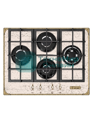 Газовая варочная панель Gefest ПВГ 2231-01 Р37 кремовый