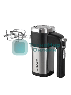 Миксер ручной Endever Sigma-08 черный/стальной, 500 Вт, 2 насадки, 5 скоростей