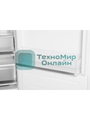 Встраиваемый холодильник Hyundai HBR 1946 2-хкамерн. белый