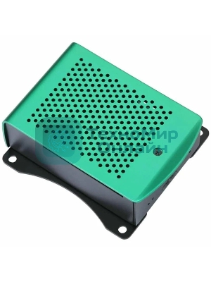 Корпус перфорированный Qumo с доп.креплением, Aluminum Case, Raspberry Pi 4B, green(RS037)