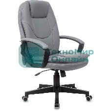 Кресло Бюрократ CH-868N серый, экокожа
