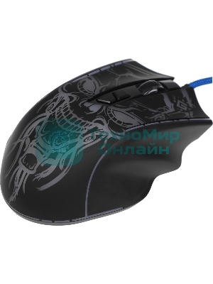 Мышь проводная Defender Bulletstorm GM-928 черный, 7200 dpi, USB, кнопки - 7