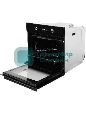 Духовой шкаф электрический Hyundai HEO 6752 BG черное стекло