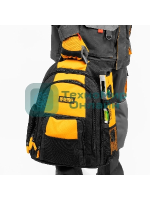 Рюкзак для инструмента Denzel 365х190х430 мм, 3 отделения, 26 карманов