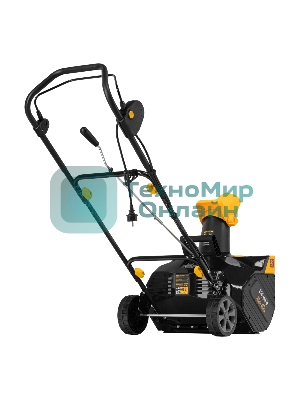 Электрическая снегоуборочная машина Denzel ESB-460-M, 1.8 кВт, металлический шнек, LED фара