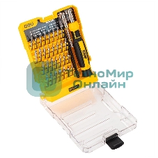 Набор прецизионных отвертокDeli DL1033D 33 предмета Материал Cr-V. Пластиковый кейс.