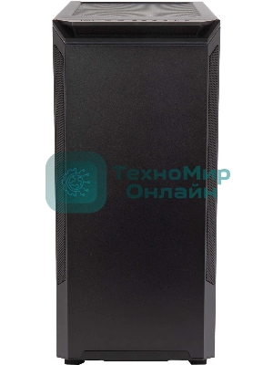 Компьютерный корпус Hiper PB81 черный без БП ATX 3x120мм 2xUSB2.0 2xUSB3.0 audio bott PSU