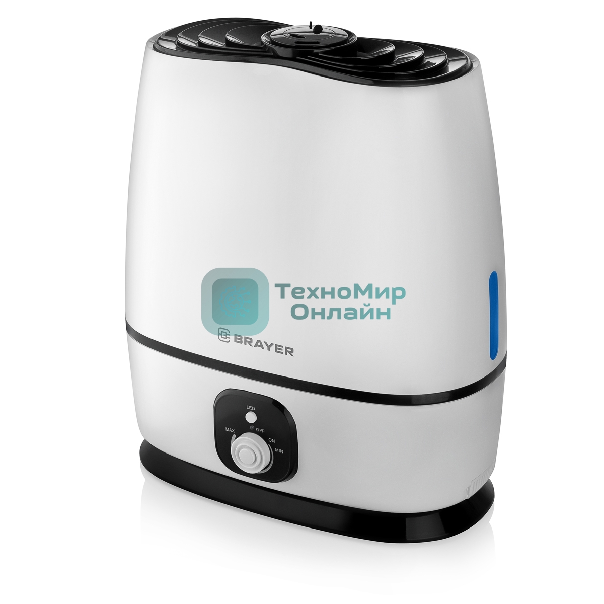 Увлажнитель воздуха BRAYER BR4702 белый, 25 м², 6 л, ароматизация
