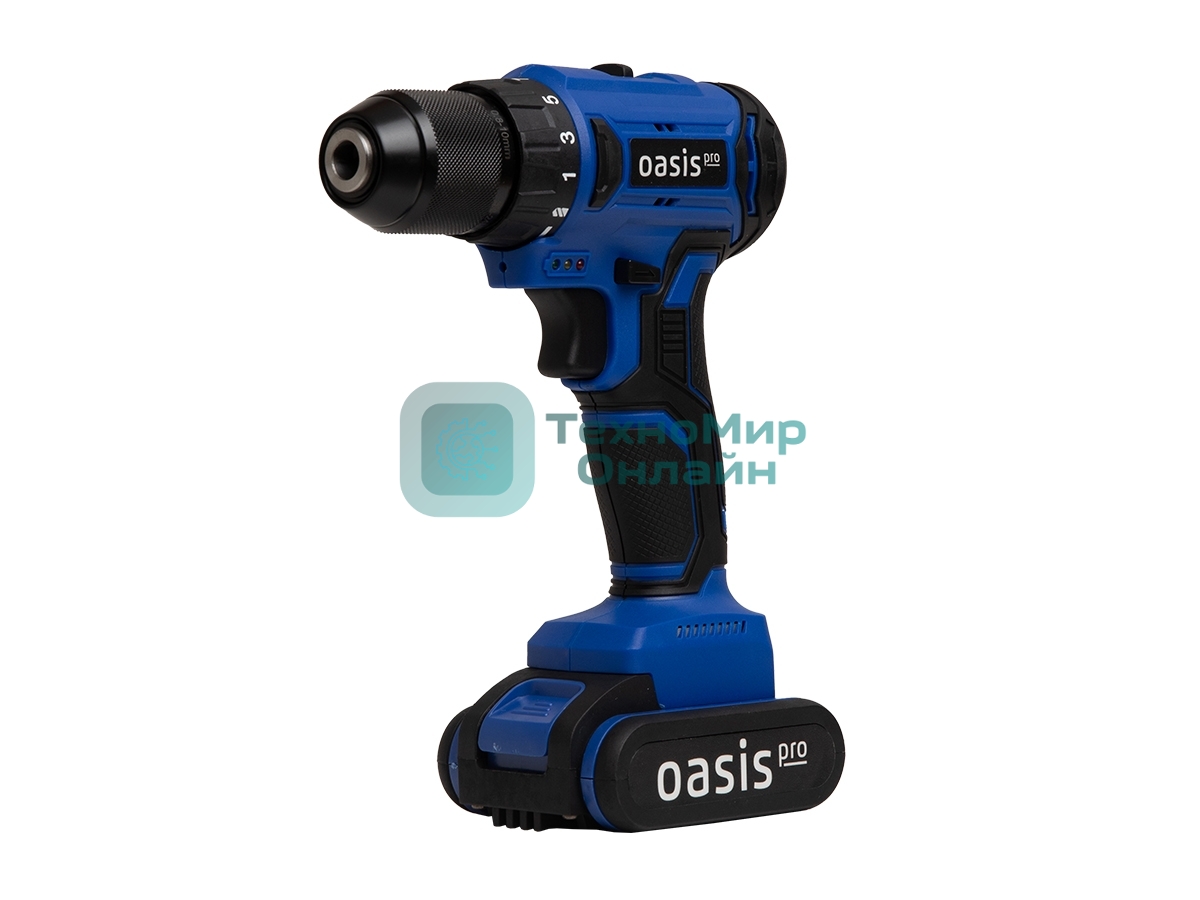 Дрель-шуруповерт аккумуляторная Oasis ASB-18V PRO (J) 201, Аккумуляторная, 18В, 2 АКБ